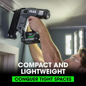 Clavadora Neumática Inalámbrica de Calibre 18, de 5/8 a 2-1/8 Pulgadas, Kit con Batería de Litio de 24V y 2.5Ah, Cargador Rápido de 160W - Product Image 2