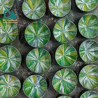 Bol de luxe en coquille de noix de coco, laque vietnamienne, peinture florale en coquillage, fait main, écologique, bohème, pour fête, gratuit