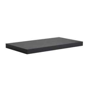 Lavabo sur comptoir Vieste avec étagères murales en bois gris de 60 cm - Product Image 1