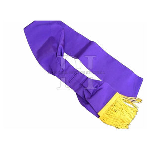 Fajas masónicas personalizadas de alta calidad para logotipo bordado al por mayor precio más barato mejores fajas de materiales - Product Image 3