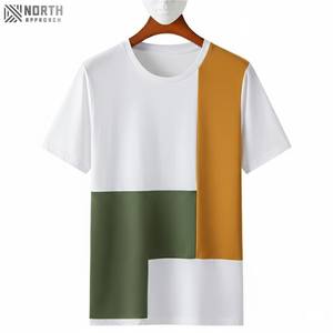 T-shirt de sport respirant en toile de coton 100 % de haute qualité pour homme, tendance étudiant, été 2025, directement du fabricant - Product Image 1