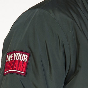 Veste bomber en toile pour homme de bonne qualité à prix compétitif avec col montant, design imperméable et écologique, service OEM en gros - Product Image 6