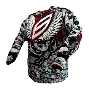 Designs personnalisés imprimé maillot de paintball sublimation qualité légère abordable meilleur design maillots de paintball - Product Image 3