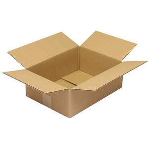 Single-Wall Corrugated Cardboard Box Height Scoring 350x250x120mm C4 Quality 1.20 C Brown Pack of 25 - Product Image 1
