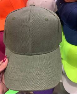 Couleurs personnalisées 6 panneaux 100% coton classique adulte taille vêtements de sport hommes casquettes de baseball imprimées à vendre en gros fabricant de sport - Product Image 5