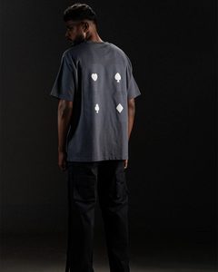 เสื้อยืดผ้าฝ้ายสไตล์วินเทจสำหรับผู้ชายเสื้อยืดโอเวอร์ไซส์ทำจากผ้าฝ้าย100% GSM สำหรับผู้ชายกำหนดได้เอง - Product Image 1