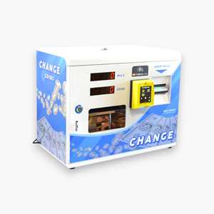 Máquina de Cambio de Fichas MEGA VENDING MV-101 AWN con Lector Nayax, Gabinete Blanco, 110/230VAC, Capacidad para ~3000-4000 Fichas, para Uso en Máquinas Recreativas - Product Image 1