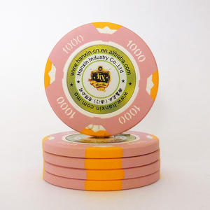 คาสิโนชิปโปกเกอร์ดิน14gm หรูหราคุณภาพระดับคาสิโนพร้อมโลโก้ที่กำหนดได้เองภายในรูปลอกเพื่อเพิ่มประสบการณ์การเล่นโป๊กเกอร์ของคุณ - Product Image 4