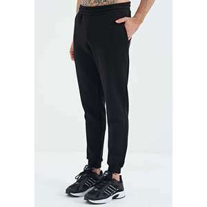 Pantalon de survêtement décontracté pour homme Sean Black avec taille élastique 84928 - Product Image 5