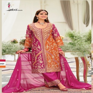 ชุดแต่งงานผ้าชินอนแบบหนักพร้อมชุดปักลายสำหรับผู้หญิงแฟชั่นผู้ผลิตและผู้จัดจำหน่ายจากอัตราที่ต่ำที่สุด - Product Image 1