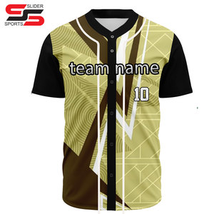 Wholesale Custom Letter Printed Embroidered V-Neck Jersey Sublimation Baseball Softball Uniforms <b>Stitched</b> Sets Including Plus - Product Image 5