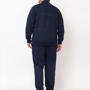 Chándal de algodón informal de talla grande para hombre, nuevo diseño, patrón sólido, ropa de calle transpirable para invierno, venta en línea - Product Image 2