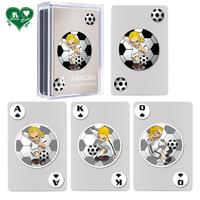Cartes à jouer en plastique transparent de marque RRB027S113-C, 58x88mm, 54 cartes, revêtement unique des deux côtés, épaisseur 0,27mm