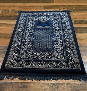 Hồi giáo cầu nguyện Thảm hồi giáo cầu nguyện Mat Thảm dày mềm vải màu xanh tốt nhất giá rẻ Giá nhà thờ hồi giáo Thảm sản xuất tại Ấn Độ bởi AVIOR - Product Image 5