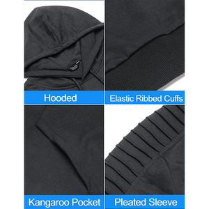 Conjunto de pantalones de chándal con capucha lavado ácido algodón pesado personalizado 2 piezas chándal vintage en blanco liso chándales para hombre para invierno - Product Image 5