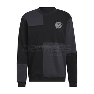 Sudadera Térmica de Algodón 100% de Alta Calidad para Hombre, Cuello Redondo Acanalado, Estilo Invernal, Transpirable, 420g, Teñido Liso, Talla Personalizada - Product Image 1