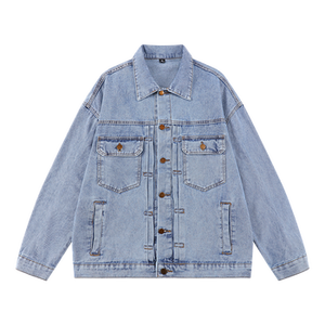 Veste en jean pour hommes personnalisée de haute qualité OEM Mode décontractée - Product Image 3