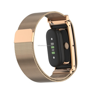 Correa Magnética Milanesa para Google Fitbit Air 2026, Correa de Malla de Acero Inoxidable con Cubierta Metálica de Cobertura Total - Product Image 6