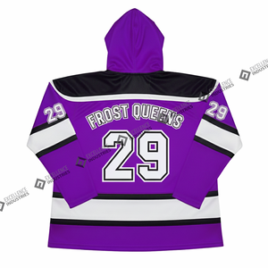 Custom-Made Lightweight Winter Ice Hockey Hoodies High Quality <b>Pullover</b> Hockey Sublimation Printed Polyester <b>Men's</b> Adult - Product Image 2