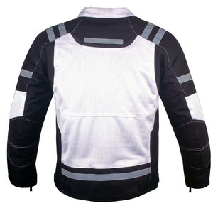 Veste Cordura de course de moto pour hommes à prix raisonnable vente en gros nouveauté veste textile moto coupe-vent - Product Image 3