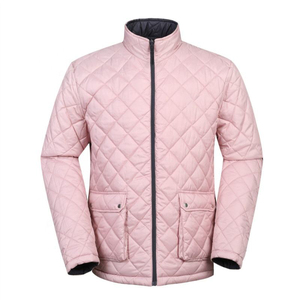 New Arrival Mens Slim Fit Puffer Jacket Full <b>Zipper</b> Quilted Puffer Jacket Winter <b>Coat</b> Custom Outerwear - Product Image 5