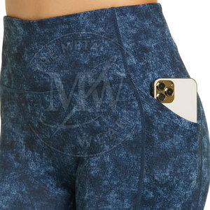 Mallas deportivas para mujer de punto de cintura media, transpirables, de secado rápido, ropa deportiva ecológica - Product Image 5