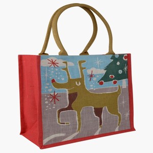 Heavy Duty Sturdy Original Extra Large Capacity Manufacturing <b>Machine</b> Tote Shopping Jute Bag Custom <b>Print</b> - Product Image 2