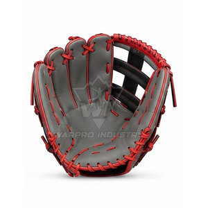 Gants de baseball à doigts entiers Comfort Fit, mitaines de fielding durables en cuir léger, pour lanceur droitier, unisexe, solides pour la première base - Product Image 4