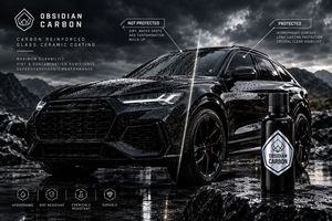 Revestimiento de Vidrio Cerámico con Grafeno de Carbono Obsidian, Protección de Parabrisas Reforzada con CNT, Revestimiento de Vidrio para Automóvil Extremadamente Hidrofóbico y Duradero - Product Image 4