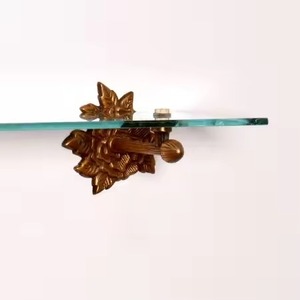 Hot Selling Bulk Traditional Golden Brass Bird Figurine Bracket for Wall <b>Shelves</b> for Bathroom Kitchen Kidroom - Product Image 4