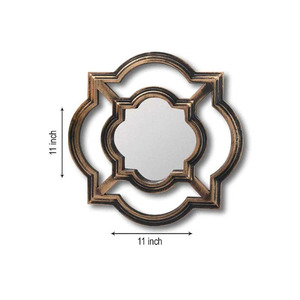 Premium Quality <b>Large</b> Wall Mirror Luxury Modern Antique Round <b>Framed</b> for Home Decor Bathroom Usage Made of Glass Metal Wood - Product Image 4