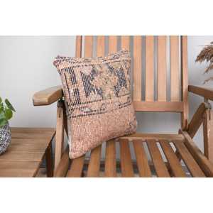 Luxe 14x14 Beige Kilim Laine Oreiller Vintage Moelleux À Motifs Coussin pour Literie Plancher Portable 18x18 Coussin Tissé Technique - Product Image 2