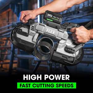 Sierra de cinta inalámbrica sin escobillas de 5 pulgadas para corte profundo, solo herramienta, para metal, azulejos y madera - para bricolaje, cargador de batería eléctrico no incluido - Product Image 5