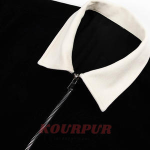 Veste bomber utilitaire en toile pour homme, logo personnalisé, fermeture éclair tendance, veste de travail décontractée, lettre tissée, style classique, ODM/OEM pour l'hiver - Product Image 3