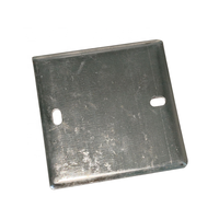 3 "x 3" 866 ZIC Caja de conexiones eléctricas cuadrada de acero galvanizado al ras Metal estampado IP65 Nivel de protección