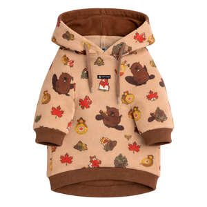 Canada Theme Dog <b>Hoodie</b> Graphic Print Soft Fleece Pet Sweatshirt With Hood Cozy Warm Pullover Winter Wear Dogs - Product Image 4