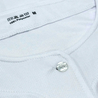 Vêtements d'entraînement sublimés sur mesure, col en V, 100% polyester, séchage rapide, jersey de baseball entièrement boutonné, nom et numéro d'équipe personnalisés