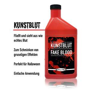 Sangre Falsa Líquida para Halloween de 473 ml, Sangre Roja Teatral para Disfraces y Decoraciones - Product Image 3
