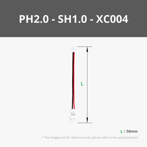 Cable de Conversión de 50 mm de PH2.0 a SH1.0, Nuevo, Tipo de Salida CC - Product Image 1
