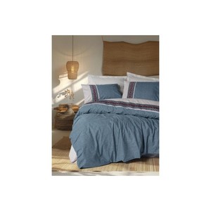 Cotton Box Folk Ark Luxury Duvet Cover <b>Set</b> Polka Dot Grey Satin King Twin Sizes 4 Piece <b>Set</b> with Soft <b>Comforter</b> for Home Bedding - Product Image 1