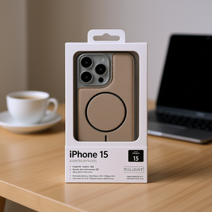 Étui en cuir véritable magnétique de luxe haut de gamme avec couleur unie pour téléphone portable 15 pouces - Product Image 3