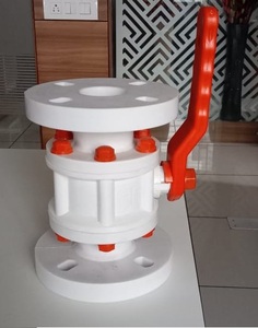 บอลวาล์วพีวีซี/พีพีแบบแมนนวล25มม. มีการเชื่อมต่อแบบหน้าแปลนพลาสติกปลอมแปลงใช้ในครัวเชิงพาณิชย์ - Product Image 2