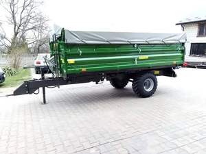 รถพ่วงเทรลเลอร์4ล้อ3-10ตันรถเทรลเลอร์ไฮดรอลิก2ล้อด้านหลังรถแทรกเตอร์พ่วงฟาร์ม - Product Image 3