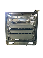 Chariot d'atelier pliable en acier robuste personnalisable OEM avec roues pivotantes, antirouille, 2 tiroirs verrouillables