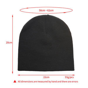 Gorro clásico de invierno, gorros de punto cortos con logotipo bordado personalizado de OSTROWEARS ENTERPRISES - Product Image 5