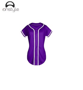 Élégant Onstyle Sports femmes maillots de baseball tissu sublimé équipe porter des uniformes de sport légers à séchage rapide pour les compétitions - Product Image 2
