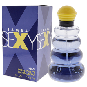 Samba SEXY by perfumers Workshop For Men 3.3 oz สเปรย์ EDT กลิ่นลาเวนเดอร์ติดทนนาน - Product Image 4