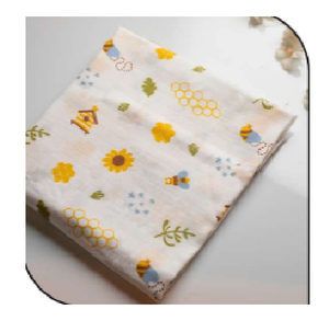 Organic Cotton <b>Muslin</b> Swaddle <b>Blanket</b> Soft Lightweight Multicolor Wrap for Newborns OEM Infant Textile Wholesale - Product Image 1