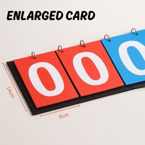 Marcador portátil profesional de 2 dígitos de PVC para fútbol, baloncesto, mesa, tenis, voleibol, bádminton, tablero de puntuación - Product Image 6