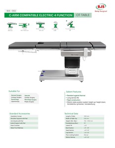 Mesa de teatro de operaciones eléctrica de 4 Funciones compatible con brazo en C para mejorar el posicionamiento del paciente y la compatibilidad de imágenes a la venta - Product Image 2